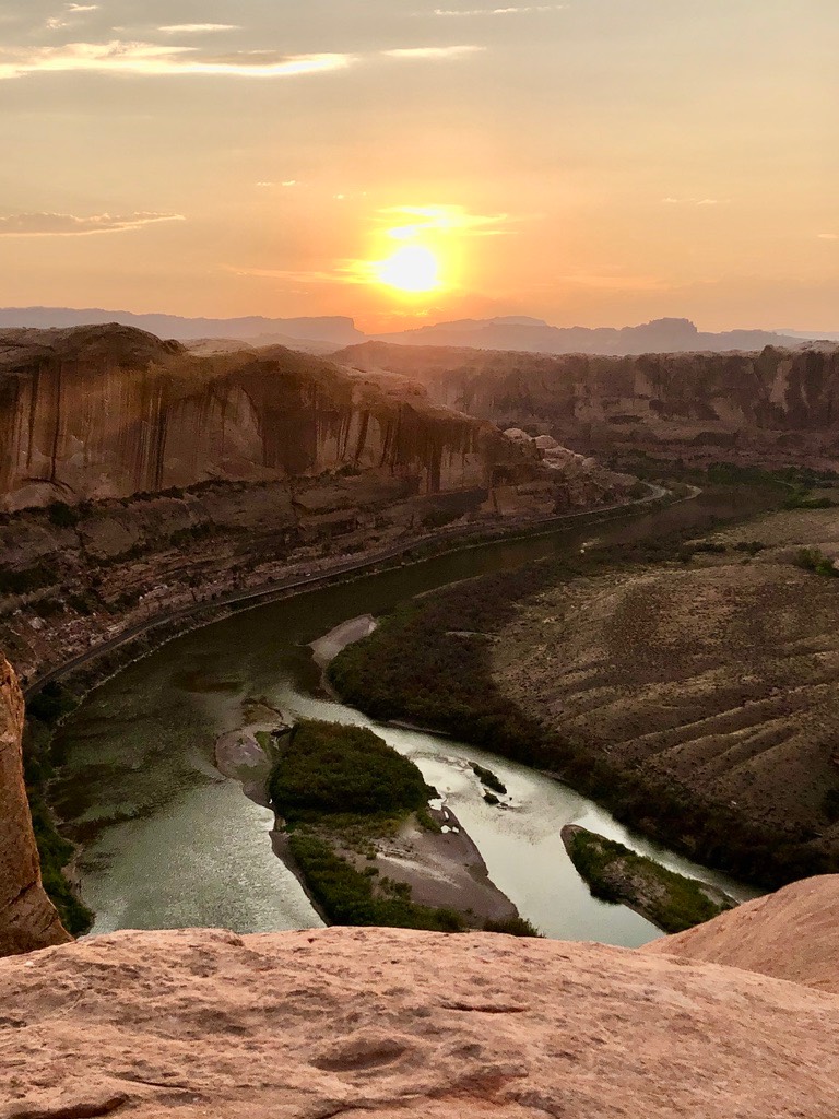 Sunset From the Top of the Red Cliffs